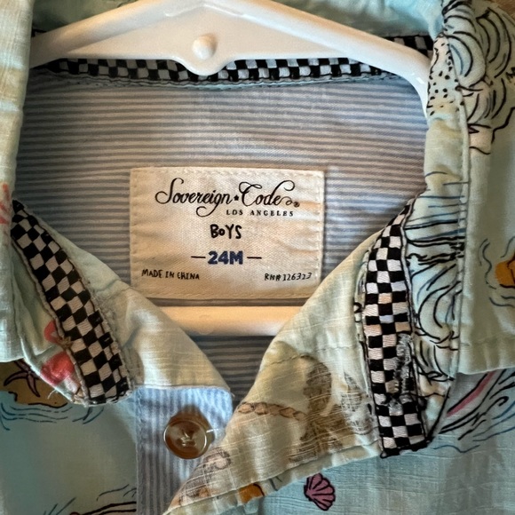 Sovereign Code boys button-down 🌴 - Picture 3 of 4